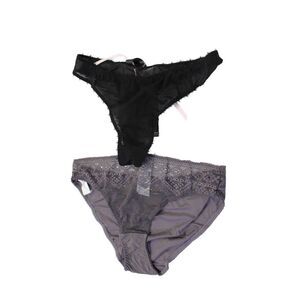 Princesse Tam Tam Womens Lace Bow Detail Brief Underwear Set Purple Size XS
